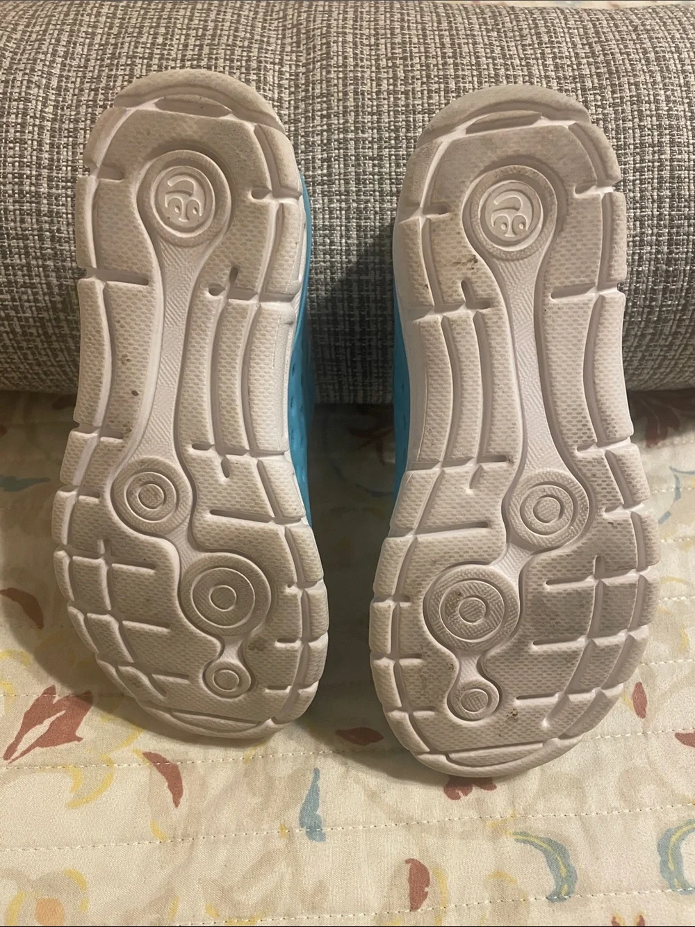 Surprize by Stride Rite Aqua Blue Kids Water Shoes with Hook-and-Loop Strap